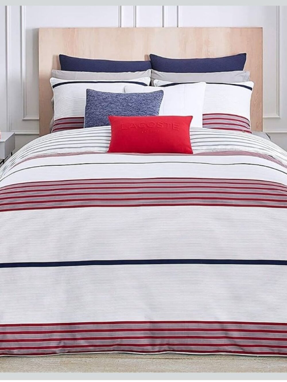 Lacoste Full Size Duvet and 2 Shams